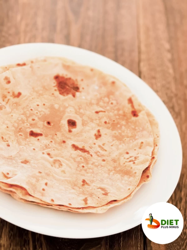 Multigrain Chapati (kneaded with boiled moong dal)