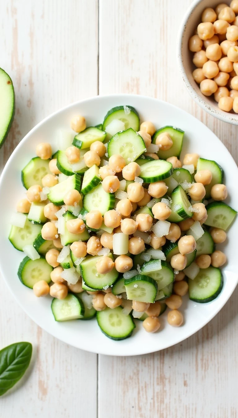 Chickpea Cucumber Salad