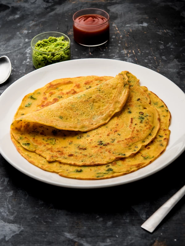 Rice Chana Dal Chilla