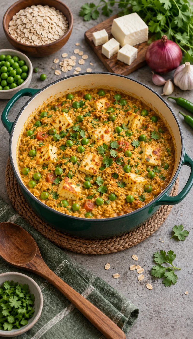 Matar Paneer Oats