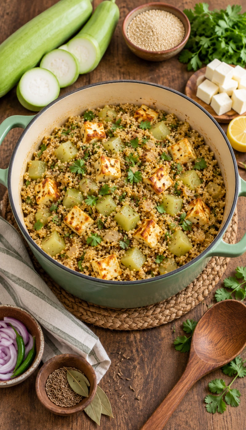 One-Pot Lauki Paneer Quinoa