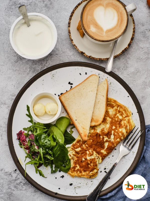 Bread omelette (High Protein)