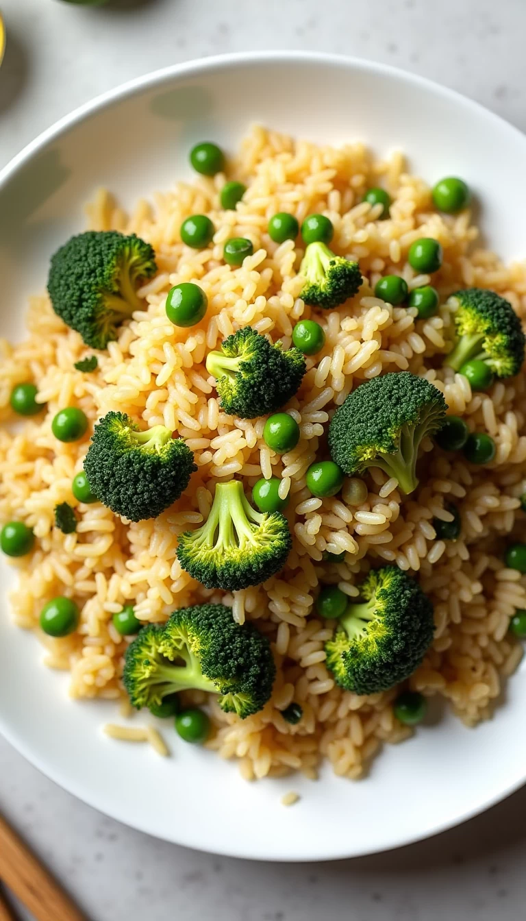 Broccoli Peas Rice