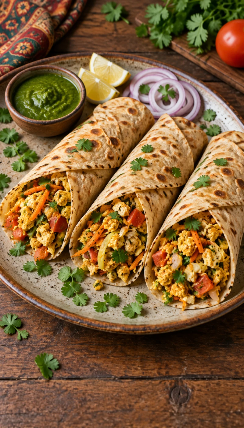 Carrot-Cabbage Egg Wrap