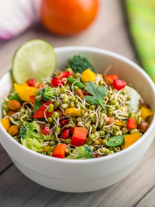 Chatpata Sprouts Salad 2