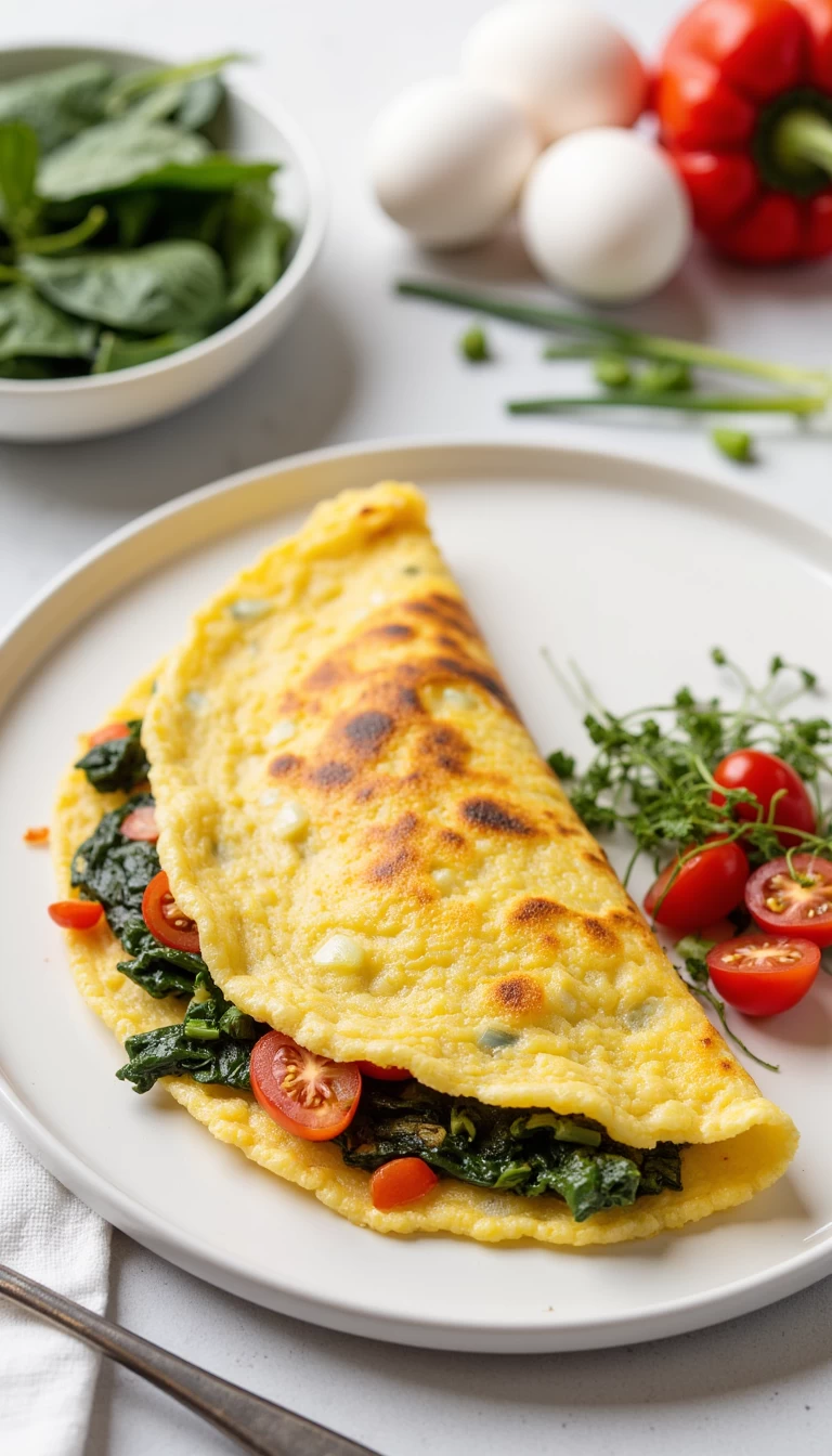 Egg Omelette, low carb 2