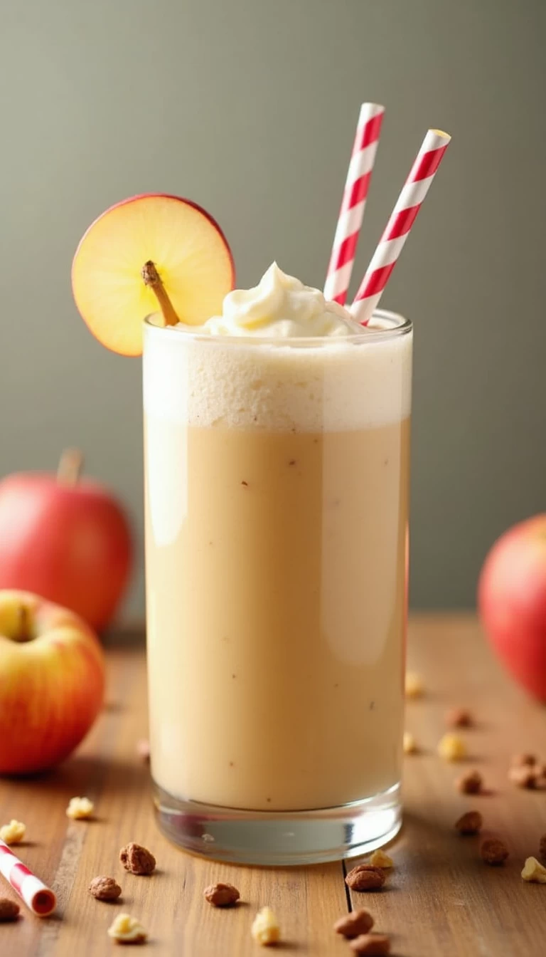 Apple protein shake