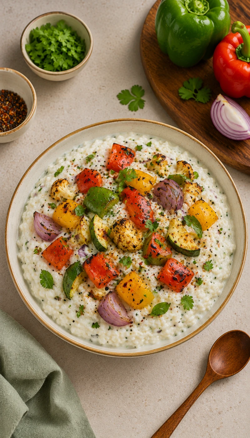 Tandoori Vegetable Curd Rice Bowl