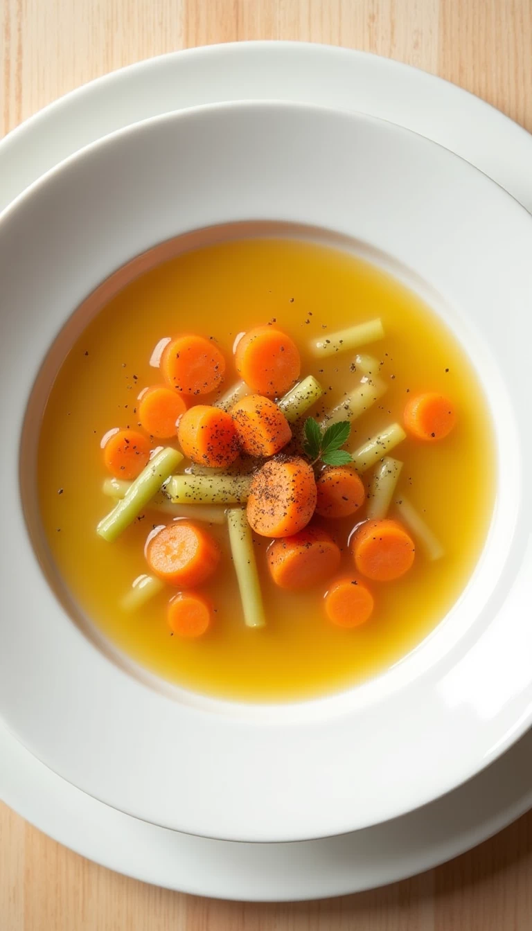 Carrot–Beans Light Soup