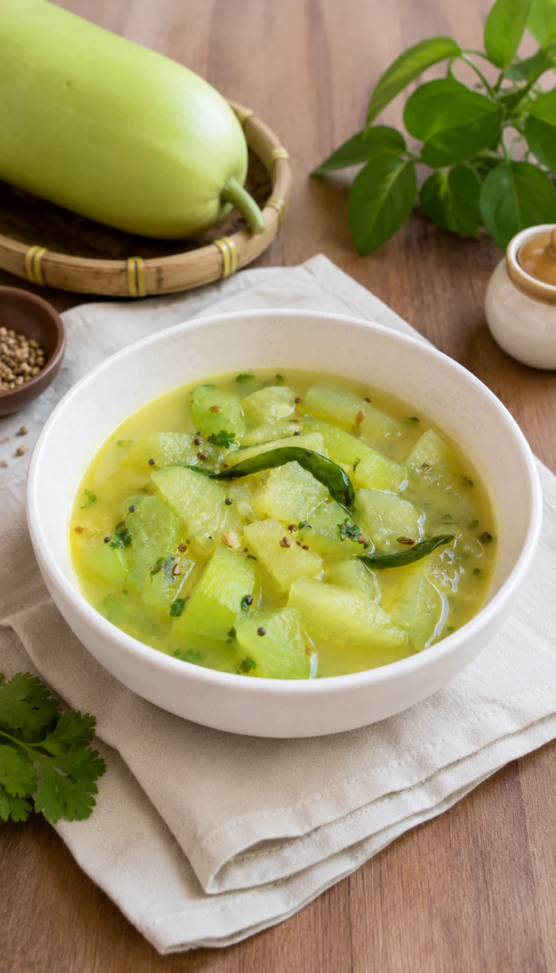 Lau Tenga (Bottle Gourd Light Curry)
