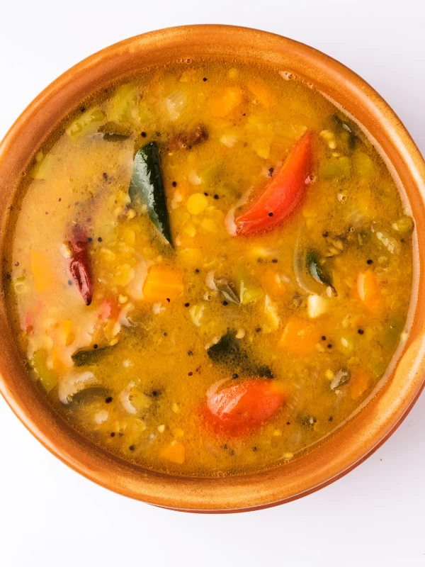 Diet +/- Sambhar