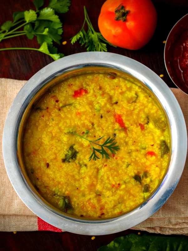 Khichdi loaded with veggies