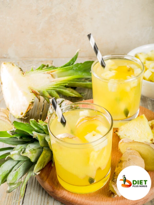 Pineapple & Ginger Detox water