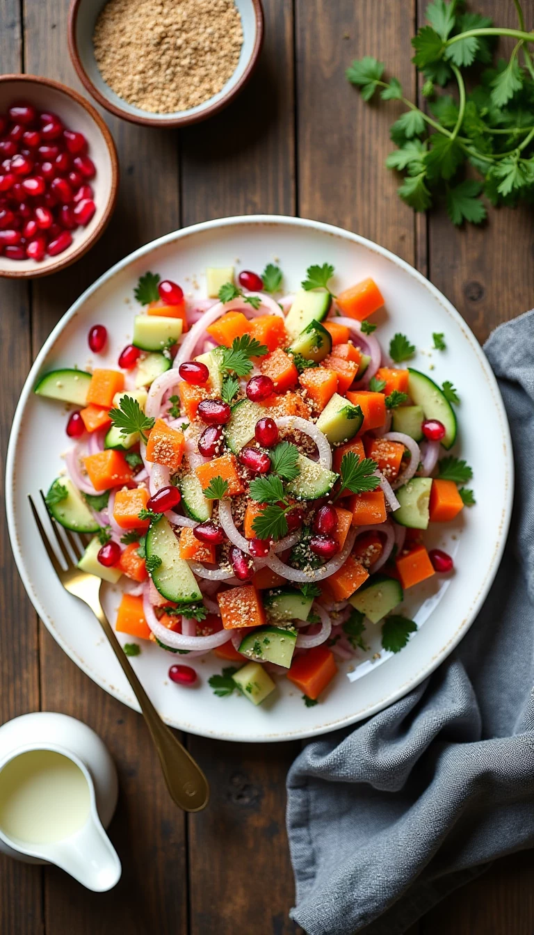 Diet +/- Veggie salad 1