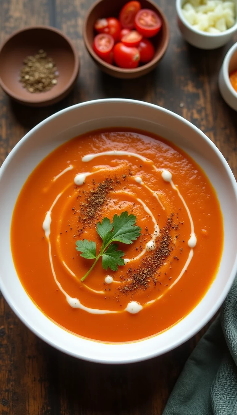 Masala Onion-Tomato Soup