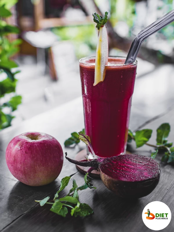 Beetroot apple smoothie