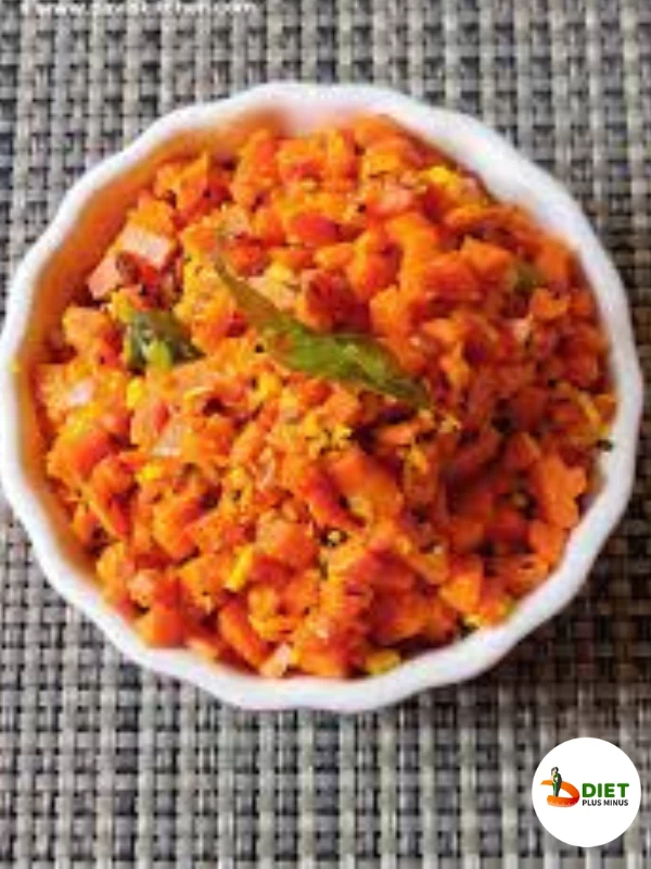 Carrot poriyal recipe