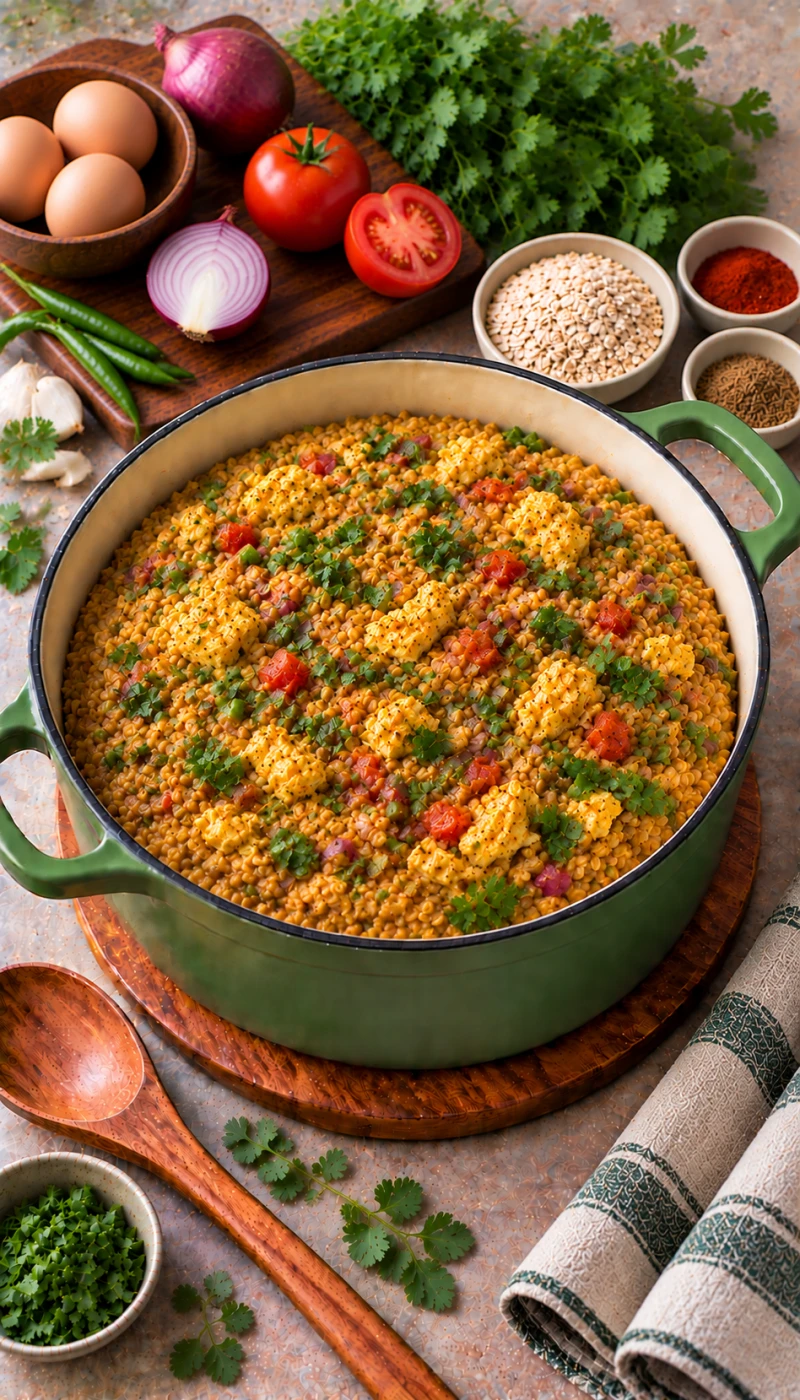 Masala Egg Bhurji Oats
