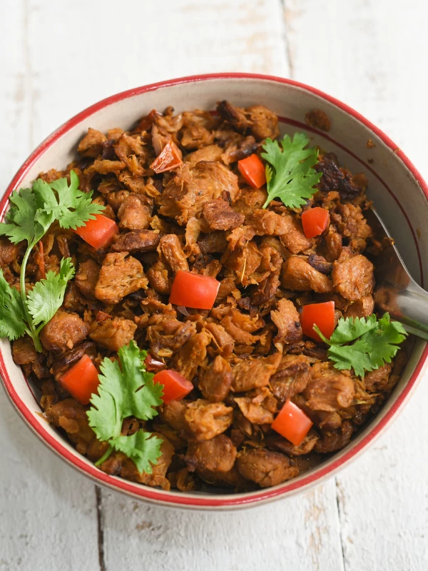 Soya chunks stir fry