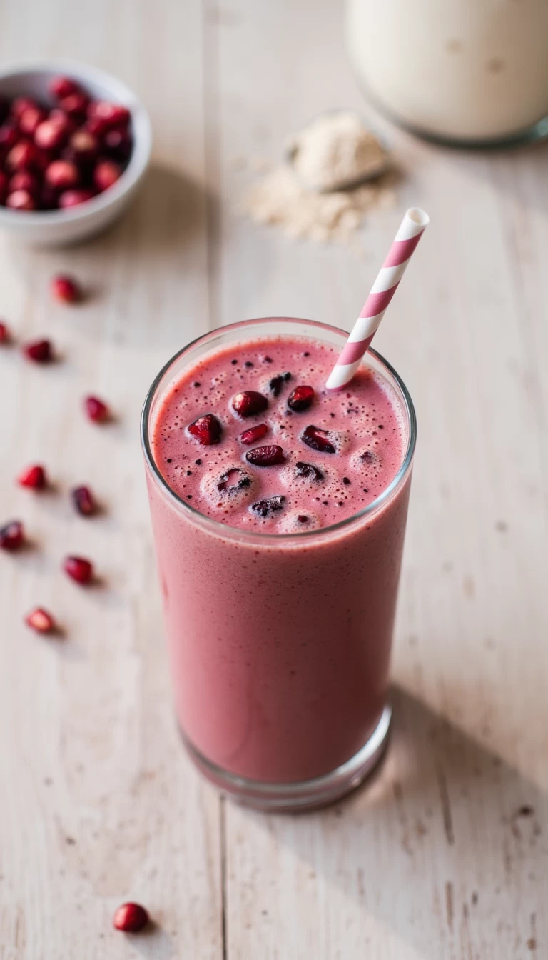 Pomegranate Protein Shake