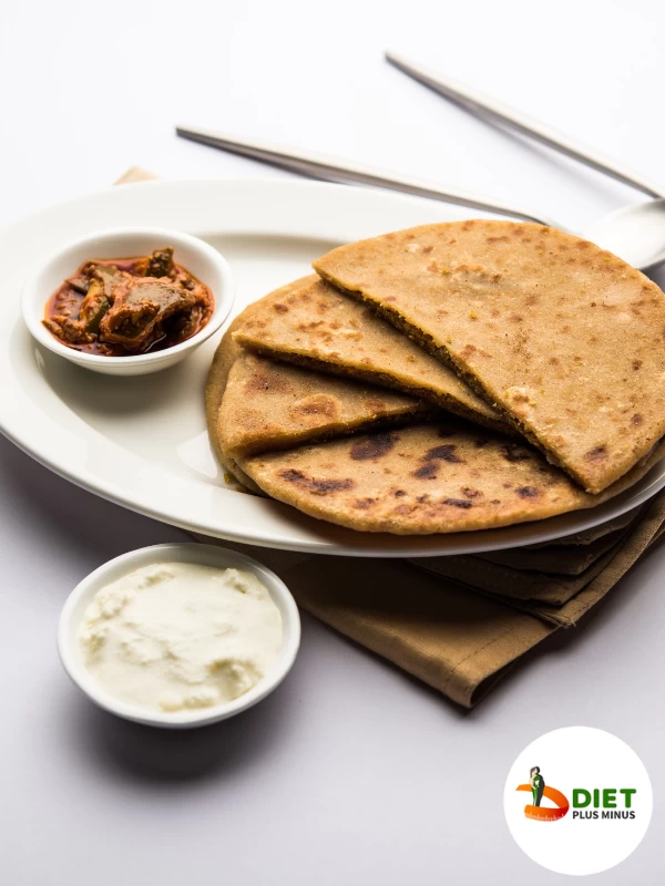 Keto Paneer Paratha with Soya Flour