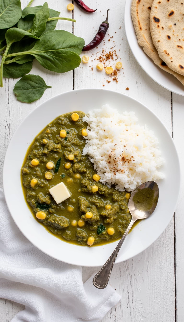 Palak Sweet corn Veg