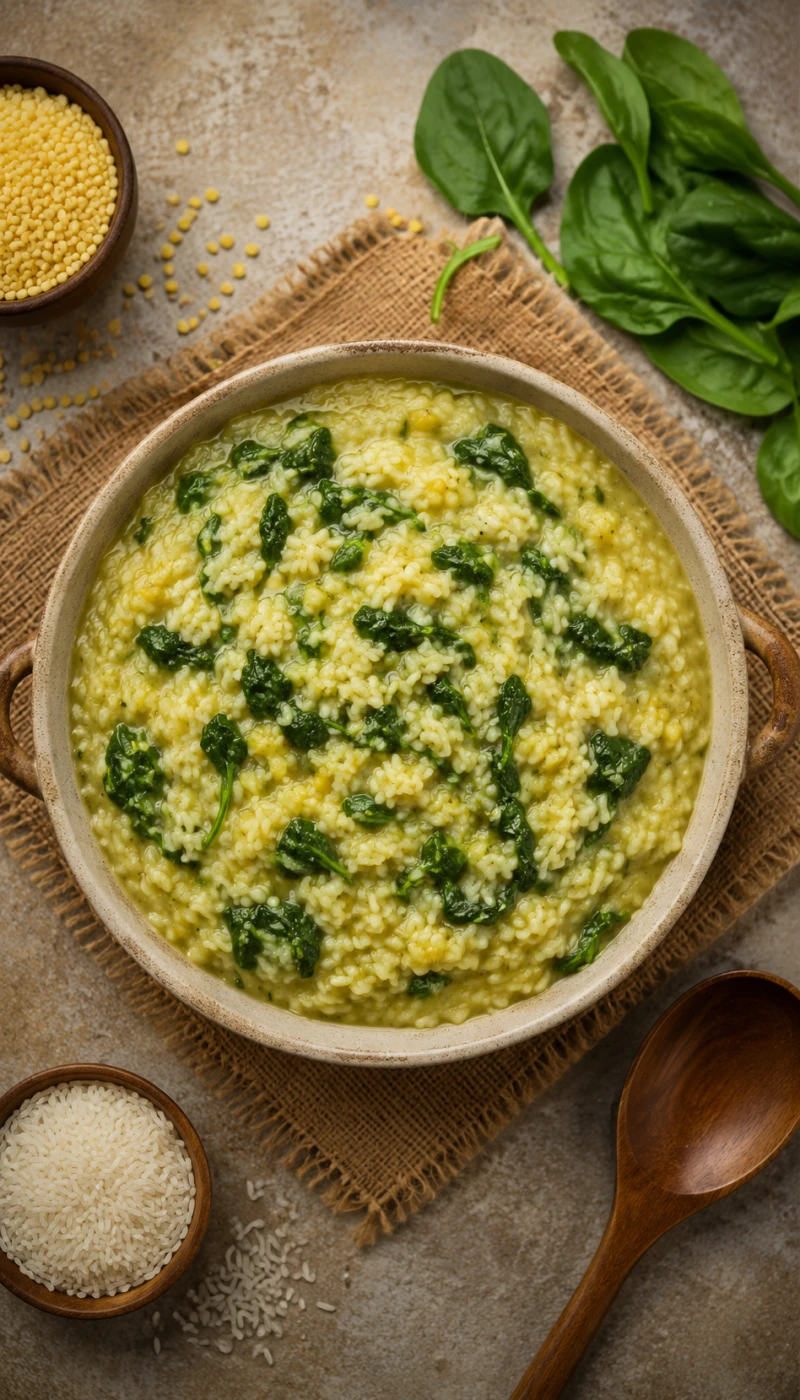 Moong Dal & Rice Khichdi with Spinach