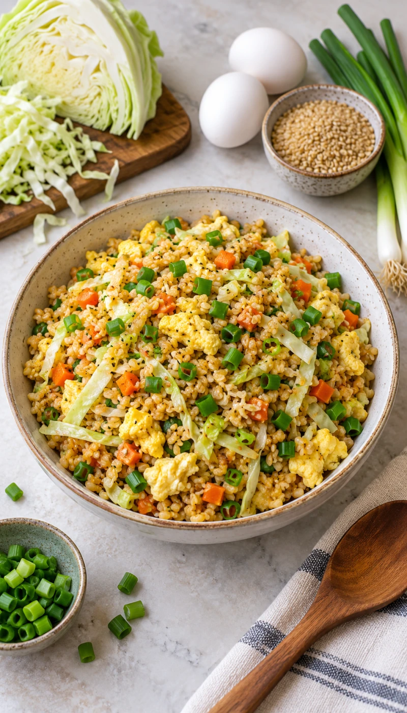 Cabbage Egg Dalia Stir-Fry