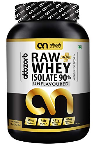 Abbzorb Nutrition Raw+ Whey Isolate 90 